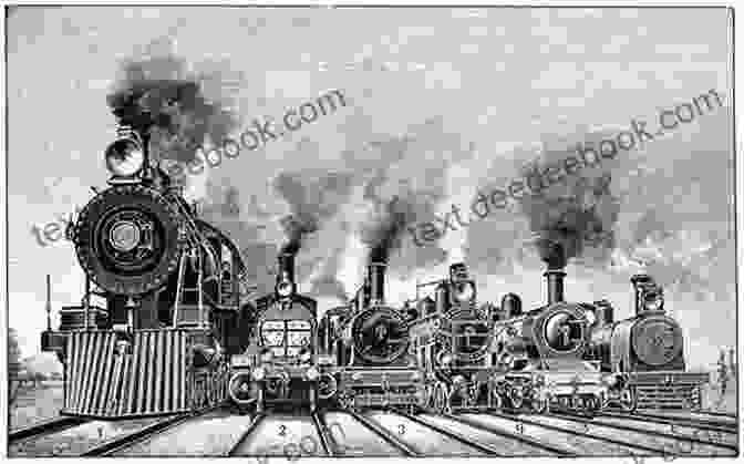 A Bustling Train Depot In The Early 20th Century, Where Steam Locomotives Are Being Serviced And Repaired. Where Do Steam Trains Sleep At Night? (Where Do Series)