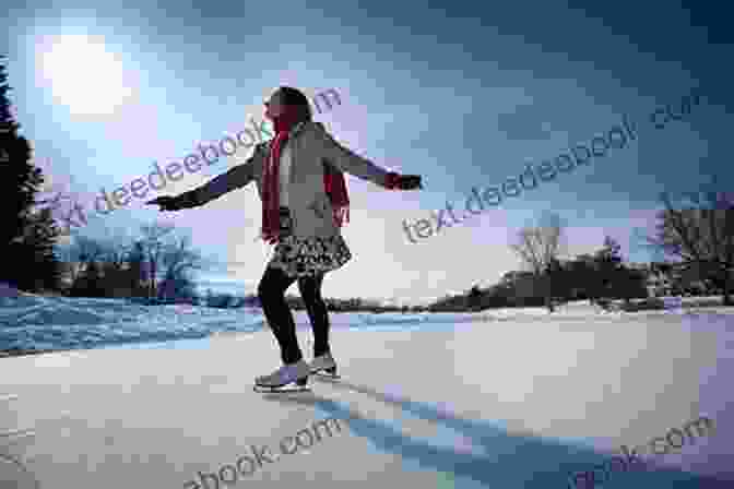 A Young Girl Skating On Ice, Arms Outstretched, With A Determined Expression. Dork Diaries 4: Tales From A Not So Graceful Ice Princess