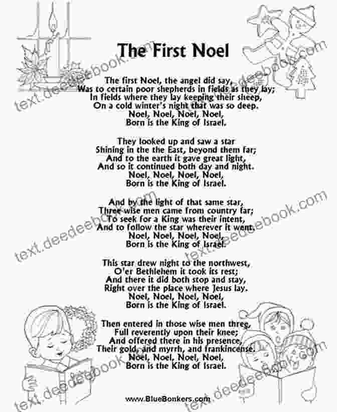 The First Noel Carol Lyrics The New 2024 Christmas Song Of Christmas Song Lyrics And Christmas Carol Lyrics For Your E Reader