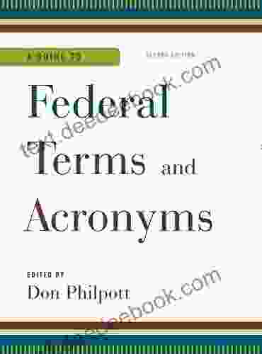 A Guide to Federal Terms and Acronyms