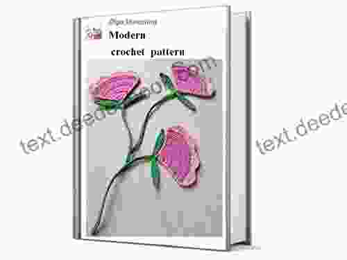 Modern Crochet Flower Motif (Modern Irish Crochet Lace Pattern)